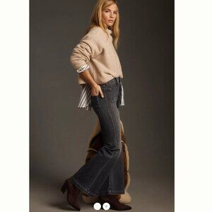 Mother The Hustler Roller Skimp Patch Pocket Jeans (Size 26)